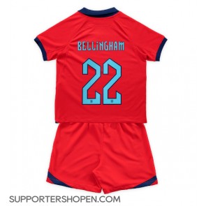 England Jude Bellingham #22 Bortatröja Barn VM 2022 Kortärmad (+ korta byxor)
